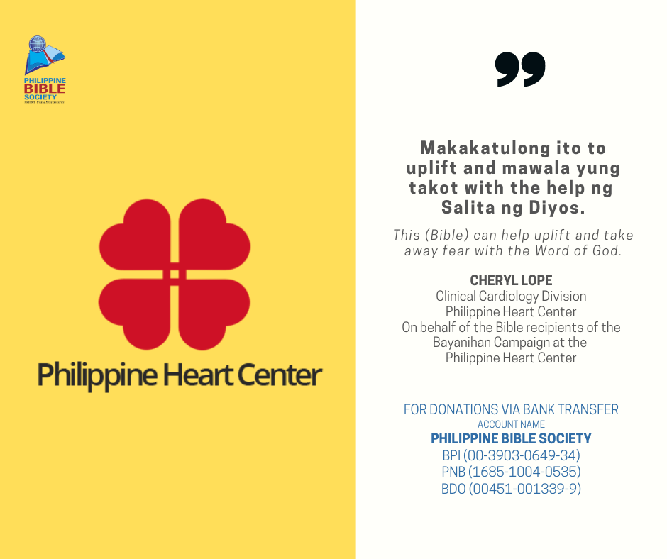 Cheyl Lope - Philippine Bible Society